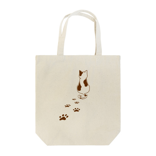 足型の犯人のにゃんこ Tote Bag