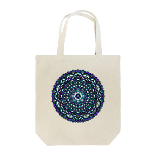 マンダラアート(花・幾何学模様) Tote Bag