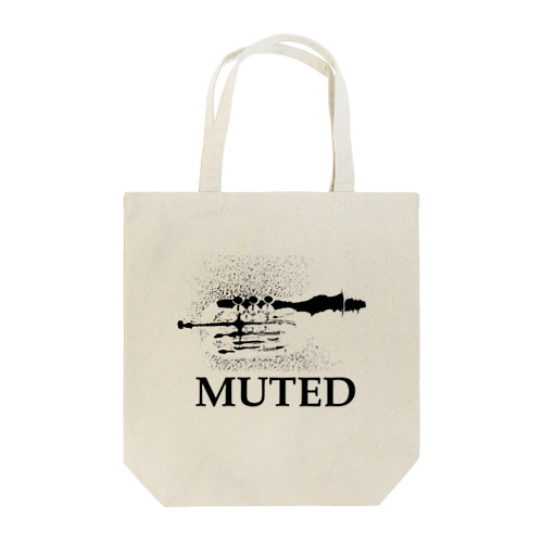 MUTED -black- Tote Bag