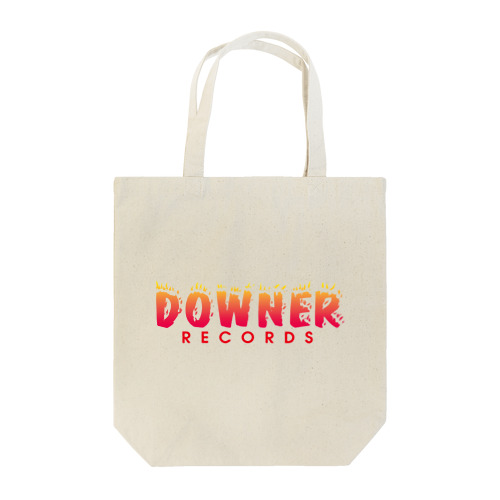 DOWNER RECORDS トートバッグ