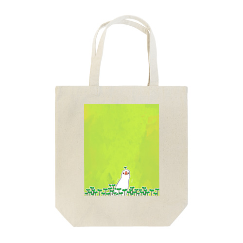 伸びる文鳥はいいぞ Tote Bag