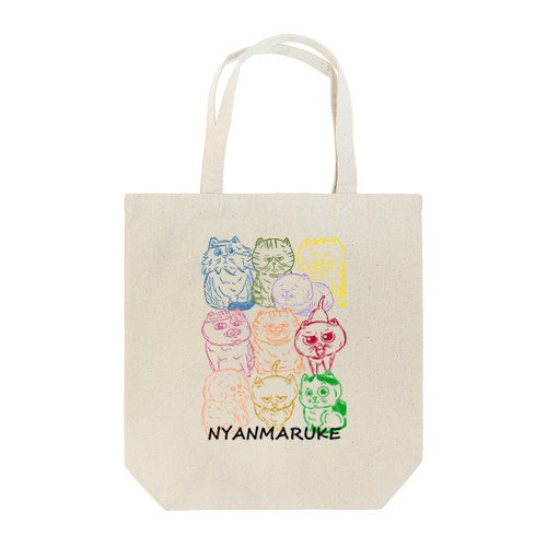 カラフルまるけ Tote Bag