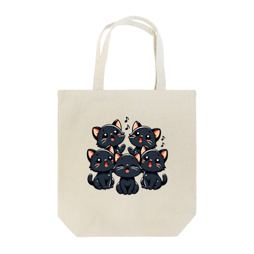 ねこコーラス 01 Tote Bag