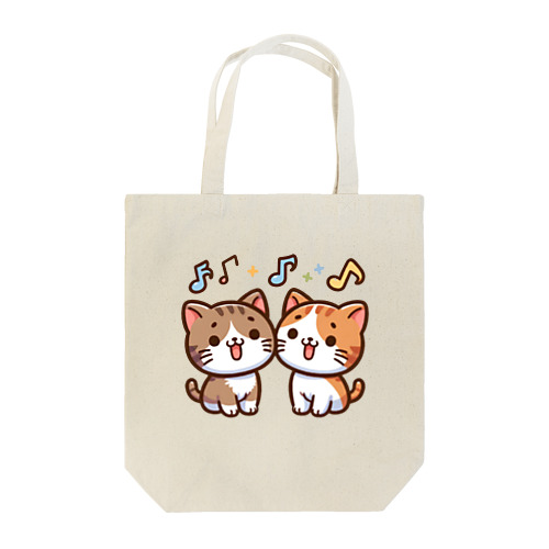 ねこコーラス 09 Tote Bag