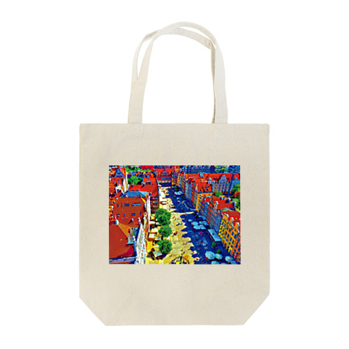 ポーランド グダンスクのドゥーギ広場 Tote Bag