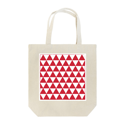 きまぐれWa風「鱗文様」_紅白 Tote Bag