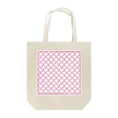 きまぐれWa風「千鳥卍」_紅白 Tote Bag