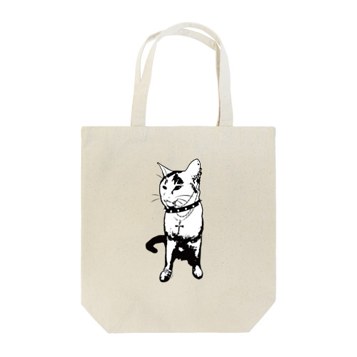 ロックなネコ　ネコオンリー Tote Bag