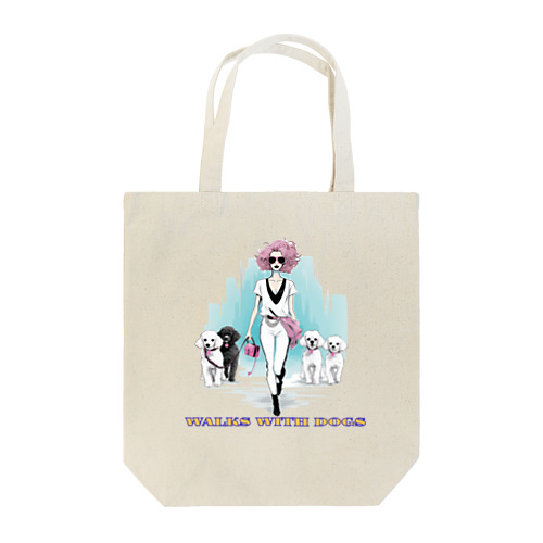 セレブな犬の散歩 Tote Bag