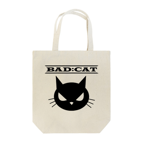 反抗期の猫 BAD:CAT 黒猫ver トートバッグ
