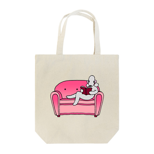 ピンクのソファ Tote Bag
