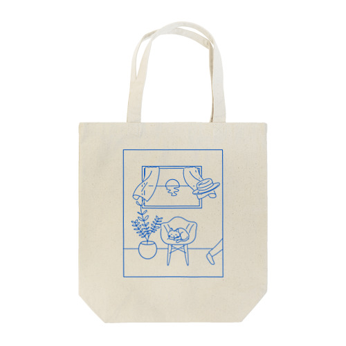 窓辺のネコ Tote Bag