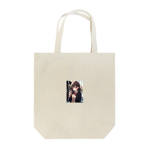 可愛い女の子制服 Tote Bag