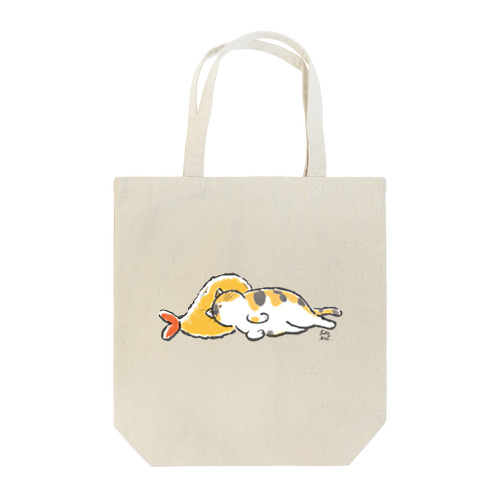 ピスピスゆーて寝るネコ【ミケ】 Tote Bag
