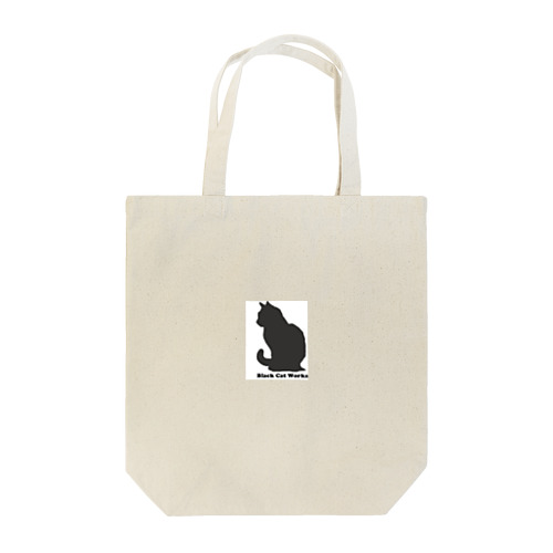Black Cat Works Logo Tote Bag