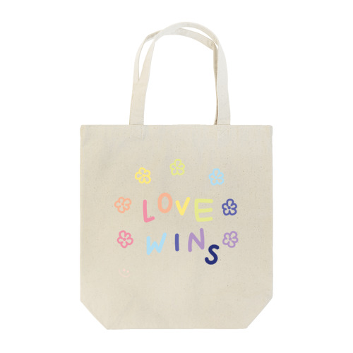 love wins! we are proud to celebrate our prides! Tote Bag