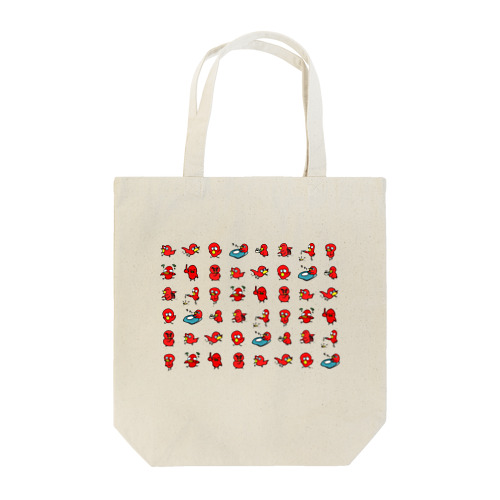 赤い鳥たち Tote Bag