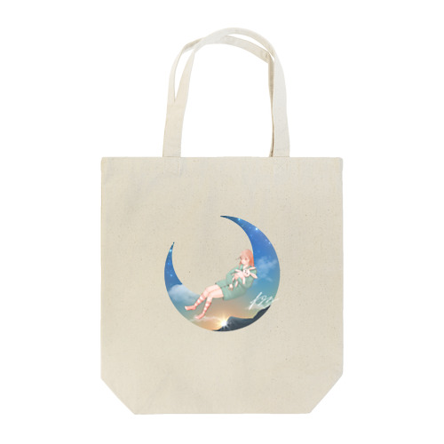 ウサギのぬいぐるみと眠る女の子 Tote Bag