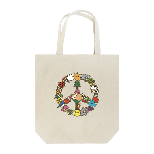 ピースマーク Tote Bag