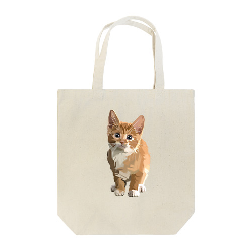 面白い猫、ケティ、猫の家 Tote Bag