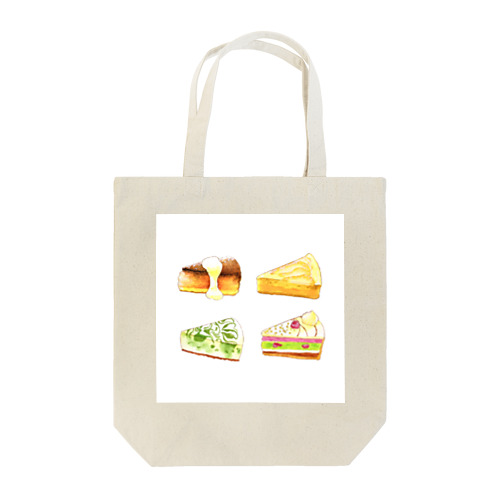 ケーキ四種類 Tote Bag