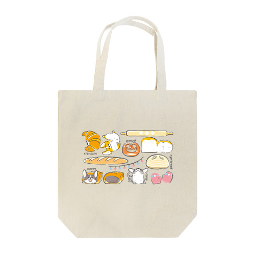 コーギーパン（横長） Tote Bag