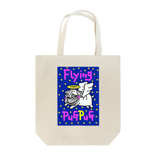 Flying PuGPuG Tote Bag