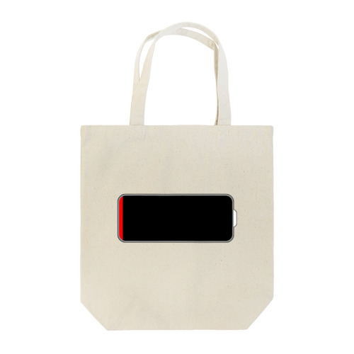 バッテリー切れ Tote Bag