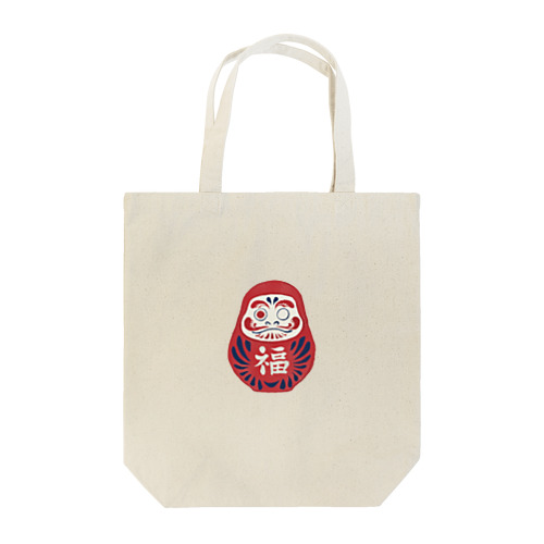 【日本レトロ#16】だるま Tote Bag