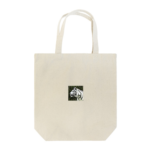 白いトラ Tote Bag