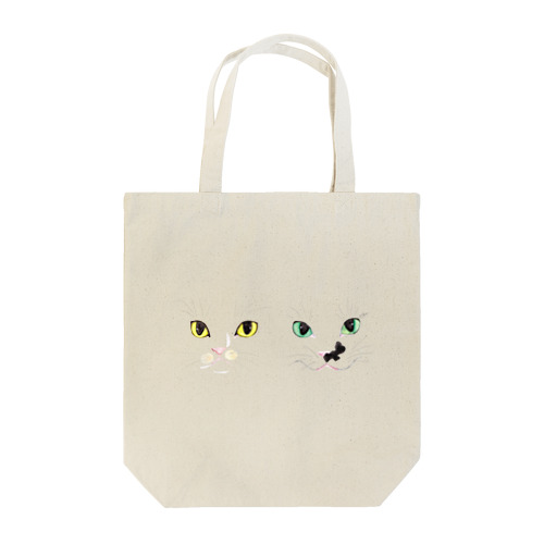 モズ＆オム２匹の微妙な距離感 Tote Bag