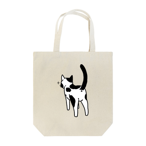 ねこけつ（ぶち猫） Tote Bag