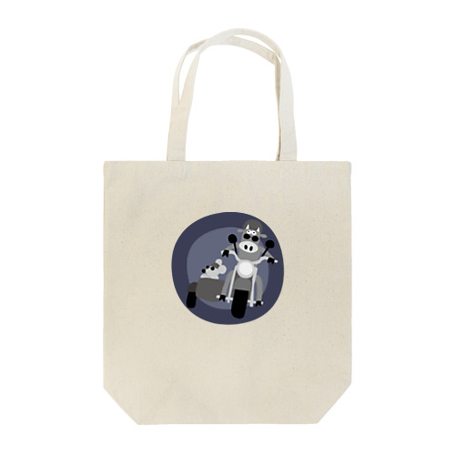 うしライダーとサイドカーねずみ Tote Bag