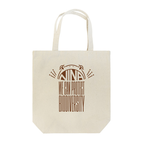 NINA LOGO & SLOGAN D BR Tote Bag