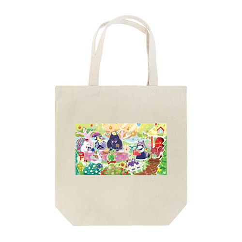 昼下がりの食事会 Tote Bag