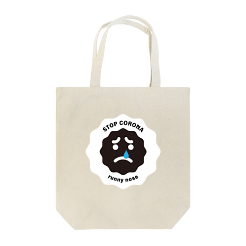 コロナマーク / runny nose Tote Bag