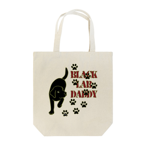 Black Lab Daddy　ブラックラブラドール Tote Bag