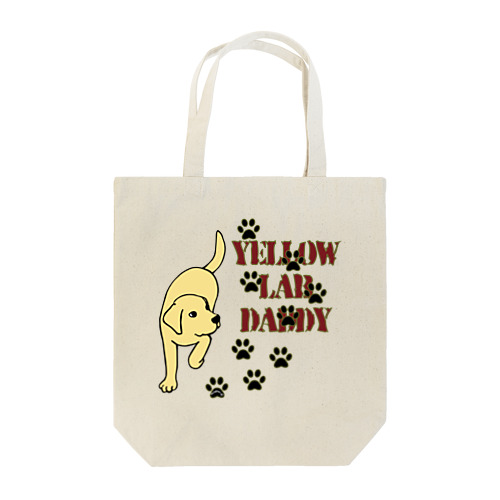 Yellow Lab Daddy　イエローラブラドール トートバッグ