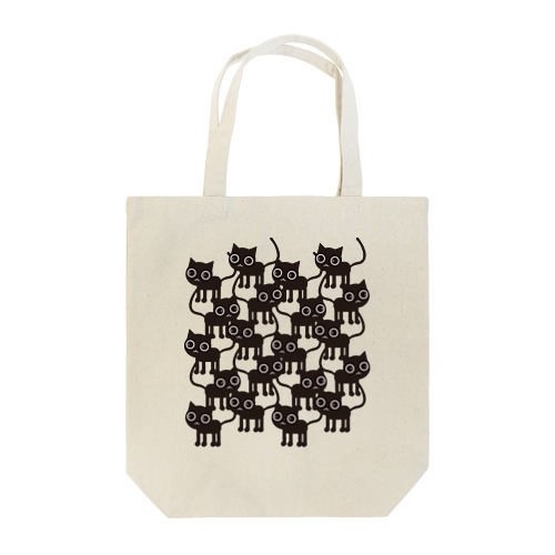 くろねこｂｂうじゃうじゃ Tote Bag