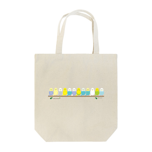 横ならび セキセイ Tote Bag