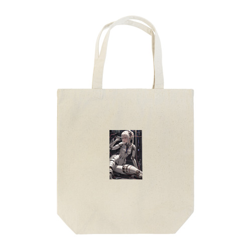 メカニカルシンセゾンビガールのイラストのグッズ　#3 Tote Bag