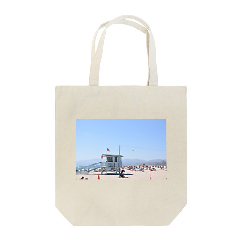 Santa Monica Beach Tote Bag
