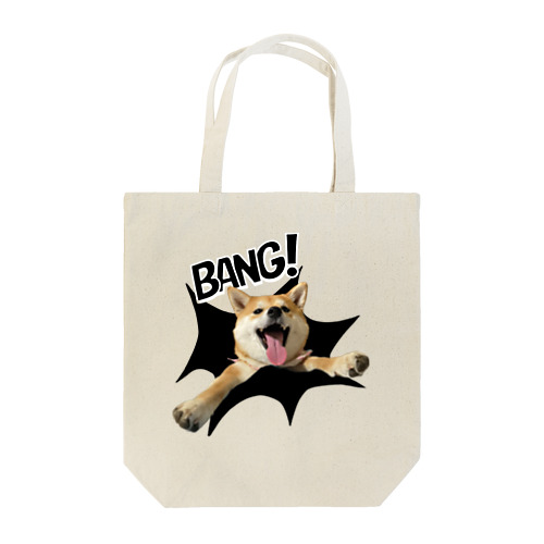 飛び出す柴犬2 Tote Bag