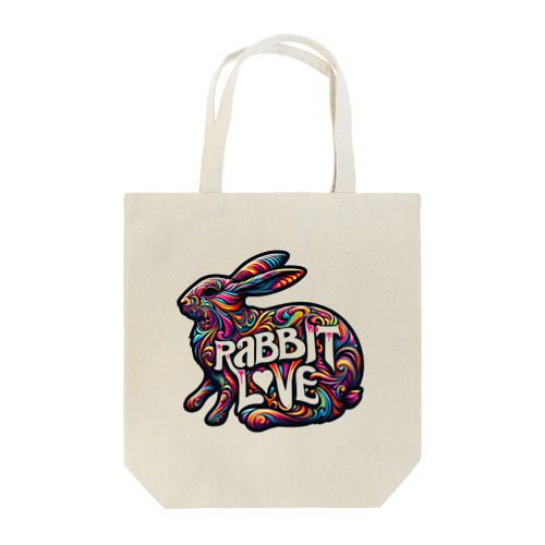 RABBIT LOVE Tote Bag