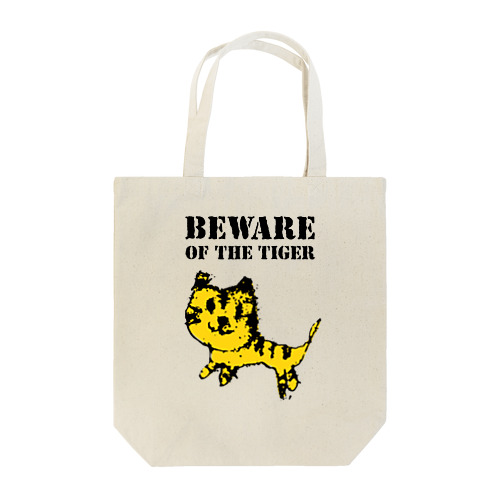 BEWARE OF THE TIGER トートバッグ