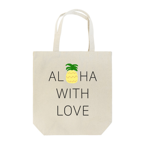 ALOHA WITH LOVE Tote Bag