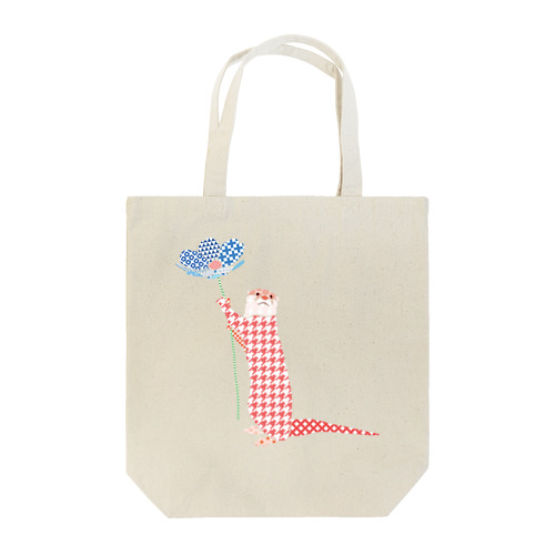 一輪の花とカワウソ Tote Bag