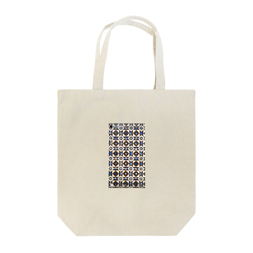 タイル〈ブルー✖️ブラウン〉 Tote Bag