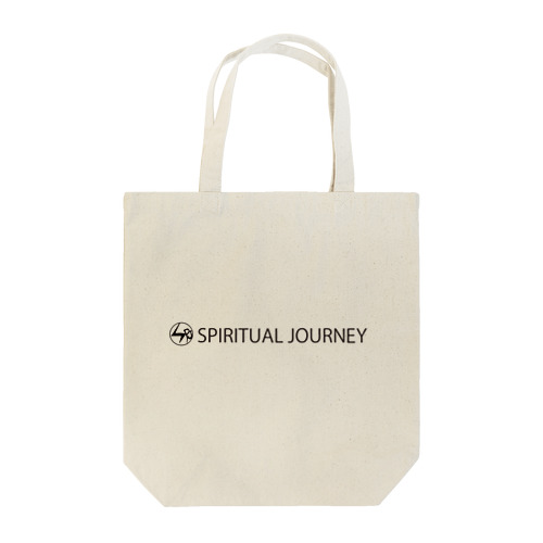 Spiritual Journey 黒ロゴ トートバッグ