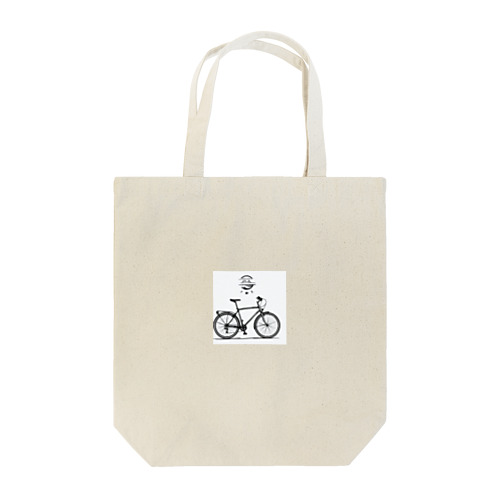 自転車ロゴ Tote Bag